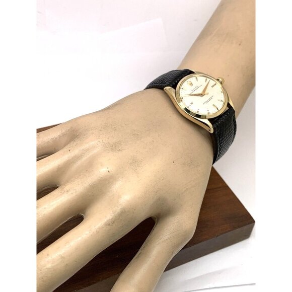 Rolex Oyster Perpetual Women's Watch Vintage Swiss Automatic 14k Gold Case - Picture 4 of 14
